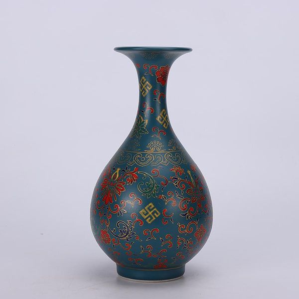 vases peacock blue glaze enamel color ceramic vase collection, antique ornaments made to order
vases peacock blue glaze enamel color ceramic vase collection, antique ornaments made to order