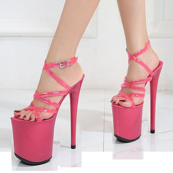 sandals women transparent high heels 20cm heel waterproof platform super female summer dropship plus size, Black
sandals women transparent high heels 20cm heel waterproof platform super female summer dropship plus size, Black