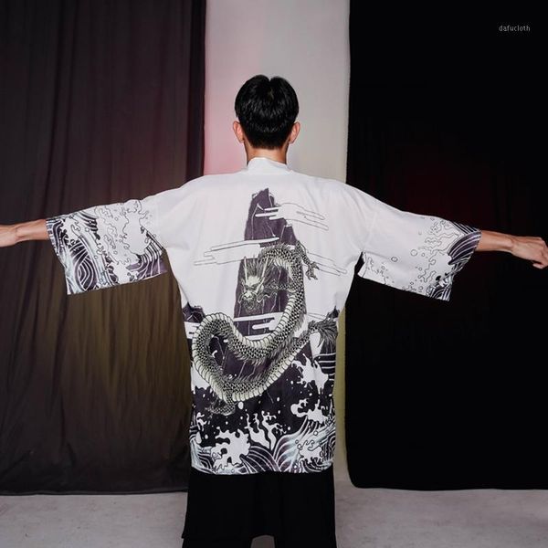 blouses male hawaiian shirt men japanese kimono cardigan harajuku streetwear clothing cool blouse men's casual shirts, White;black
blouses male hawaiian shirt men japanese kimono cardigan harajuku streetwear clothing cool blouse men's casual shirts, White;black