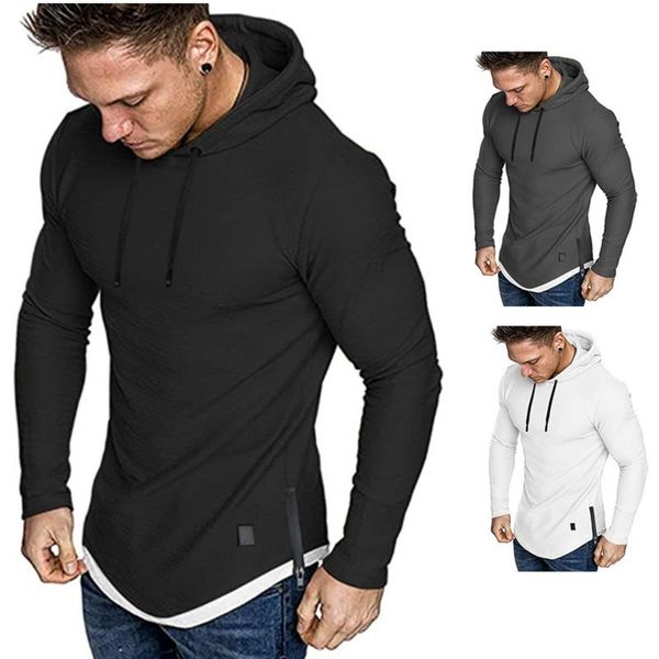 men's hoodies & sweatshirts 2021 casual hoodie solid color long sleeve drawstring hooded sweatshirt autumn spring sports jacket coats o, Black
men's hoodies & sweatshirts 2021 casual hoodie solid color long sleeve drawstring hooded sweatshirt autumn spring sports jacket coats o, Black