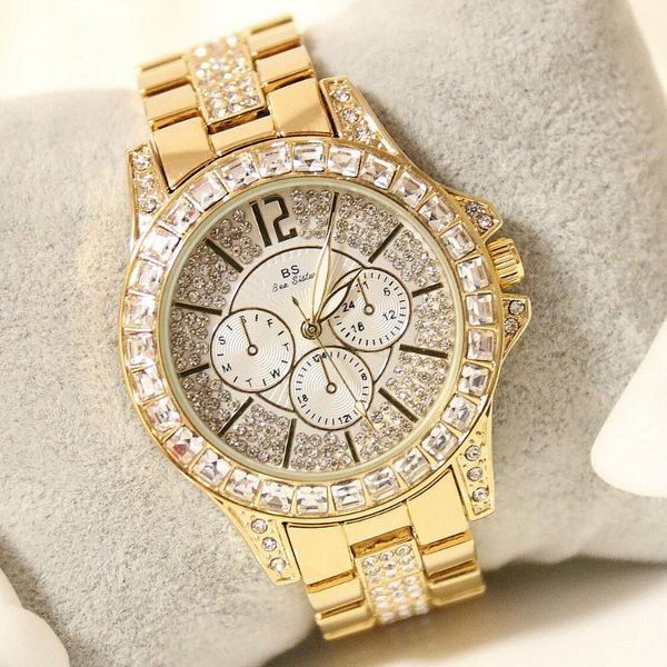 wristwatches diamond women watch 2021 rhinestone elegant ladies watches gold clock wrist for relogio feminino, Slivery;brown
wristwatches diamond women watch 2021 rhinestone elegant ladies watches gold clock wrist for relogio feminino, Slivery;brown