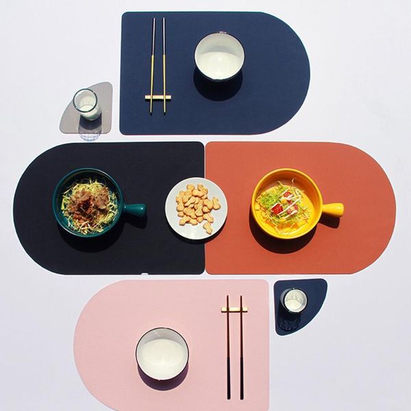 mats & pads dual side 2 color tableware pad placemat pu leather table mat heat insulation non-slip placemats bowl kitchen
mats & pads dual side 2 color tableware pad placemat pu leather table mat heat insulation non-slip placemats bowl kitchen