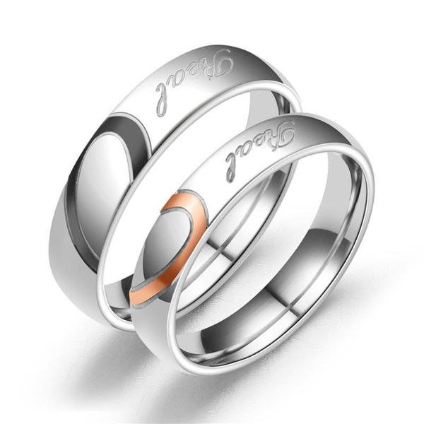 wedding rings love word half peach heart 6/4mm wide titanium steel bf gf gift couple finger ring jewelry findings supply, Slivery;golden
wedding rings love word half peach heart 6/4mm wide titanium steel bf gf gift couple finger ring jewelry findings supply, Slivery;golden