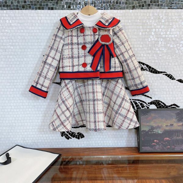girl's dresses designer children's clothing 2021 early autumn product small fragrance temperament suit jacket with sleeveless dres, Red;yellow
girl's dresses designer children's clothing 2021 early autumn product small fragrance temperament suit jacket with sleeveless dres, Red;yellow