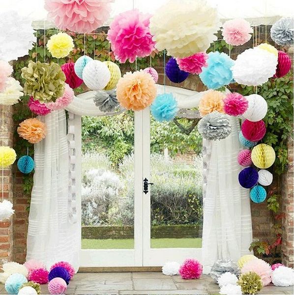 new style 1pcs 10inch (25cm) pompon tissue paper flower kissing balls home decoration festive party supplies wedding favors
new style 1pcs 10inch (25cm) pompon tissue paper flower kissing balls home decoration festive party supplies wedding favors