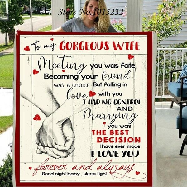 blankets letter blanket to my wife 3d printed fleece for beds thick quilt fashion throw from love husband gift w68
blankets letter blanket to my wife 3d printed fleece for beds thick quilt fashion throw from love husband gift w68
