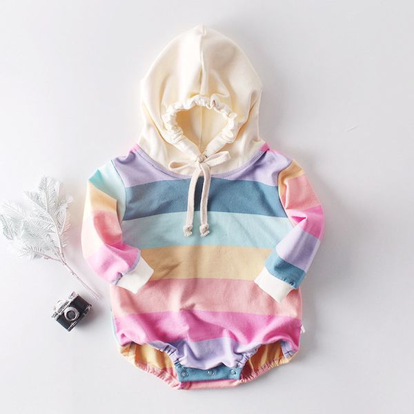 infant clothes rainbow long sleeve hooded spring autumn baby boys girls rompers black friday 6wa0, Blue
infant clothes rainbow long sleeve hooded spring autumn baby boys girls rompers black friday 6wa0, Blue