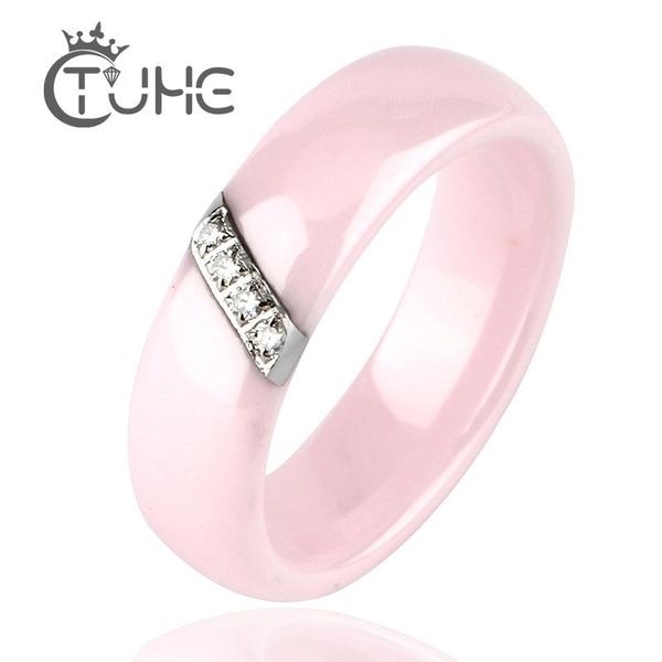 cluster rings fashion pink ceramic for women smooth surface inlaid zircon ring stainless steel wedding engagement gift bague femme, Golden;silver
cluster rings fashion pink ceramic for women smooth surface inlaid zircon ring stainless steel wedding engagement gift bague femme, Golden;silver