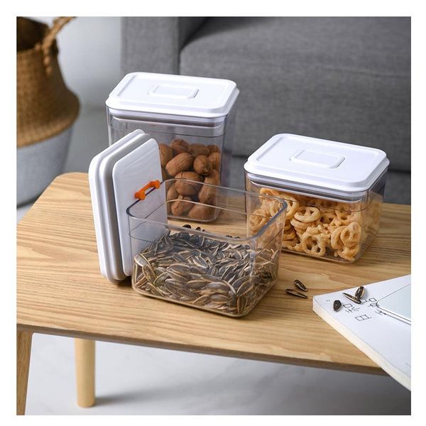 storage bottles & jars square milk powder tank push-type airtight kitchen household whole grains plastic candy box transparent
storage bottles & jars square milk powder tank push-type airtight kitchen household whole grains plastic candy box transparent