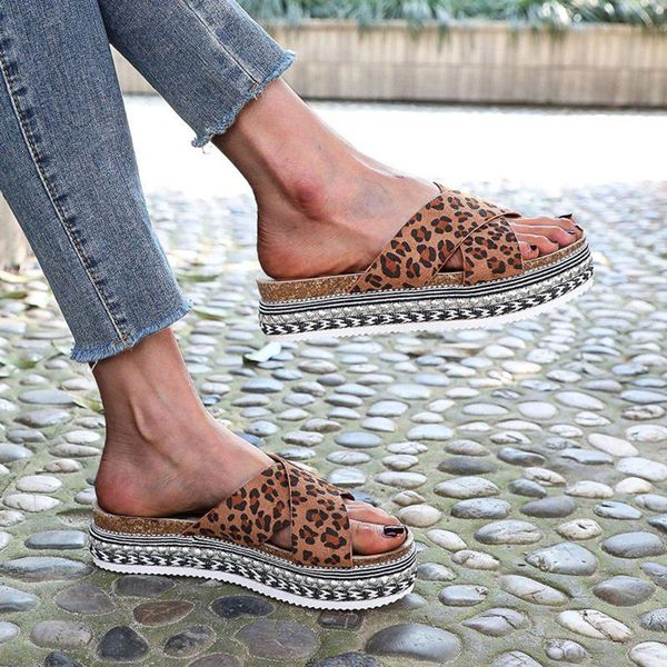 slippers sandals women 2021 summer shoes women's fashion outdoor leopard cross strap casual platform and, Black
slippers sandals women 2021 summer shoes women's fashion outdoor leopard cross strap casual platform and, Black