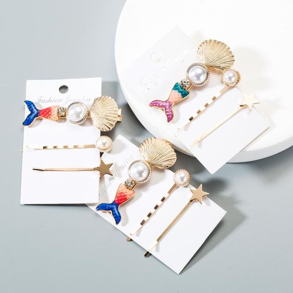 hair clips & barrettes accessories set accessories, pearl shell side clip, female personality mermaid and starfish, women's, Golden;silver
hair clips & barrettes accessories set accessories, pearl shell side clip, female personality mermaid and starfish, women's, Golden;silver