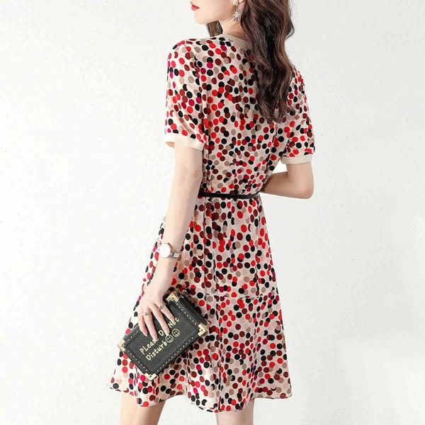 casual dresses sweet polka-dot mid-length short sleeve dress for women i6qa, Black;gray
casual dresses sweet polka-dot mid-length short sleeve dress for women i6qa, Black;gray