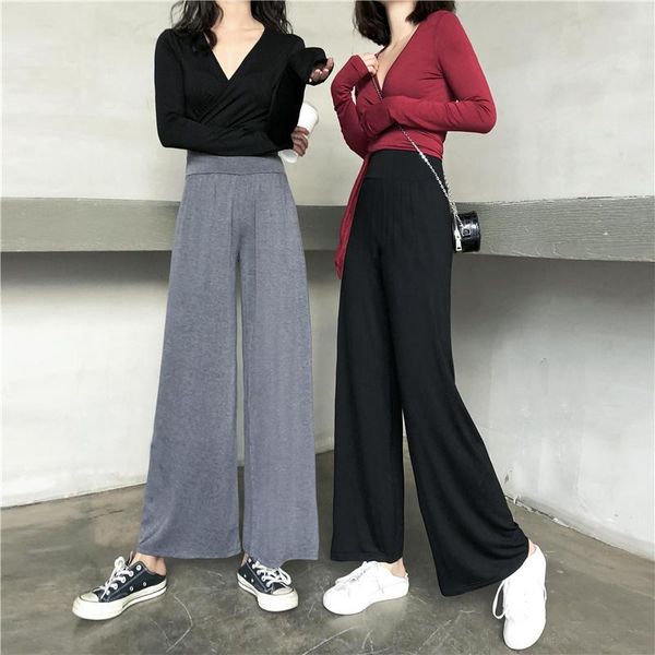 women's pants & capris makuluya all-match long cozy modal comfortable elastic waist loose simple women basic lithe trousers thin full l, Black;white
women's pants & capris makuluya all-match long cozy modal comfortable elastic waist loose simple women basic lithe trousers thin full l, Black;white