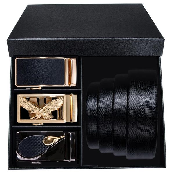 belts hi-tie cowskin genuine leather automatic buckle with gift box for men christmas wedding luxury, Black;brown
belts hi-tie cowskin genuine leather automatic buckle with gift box for men christmas wedding luxury, Black;brown