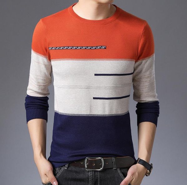 men's sweaters 2022 fashion casual striped o-neck pull homme spring autumn cotton 168-70, White;black
men's sweaters 2022 fashion casual striped o-neck pull homme spring autumn cotton 168-70, White;black
