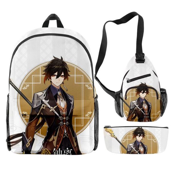 backpack 3pcs/set genshin impact zhongli cartoon boys girls backpacks + chest bag pencil case kids oxford waterproof
backpack 3pcs/set genshin impact zhongli cartoon boys girls backpacks + chest bag pencil case kids oxford waterproof