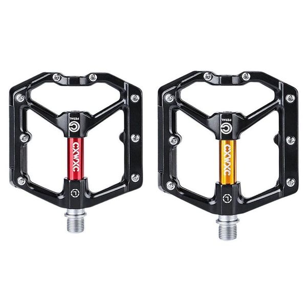 bike pedals cxwxc 2 pair mountain flat 3 sealed bearings bicycle platform black, gold & red
bike pedals cxwxc 2 pair mountain flat 3 sealed bearings bicycle platform black, gold & red