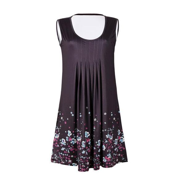 casual dresses european and american women's loose printed sleeveless dress, Black;gray
casual dresses european and american women's loose printed sleeveless dress, Black;gray