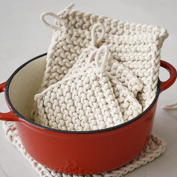 mats & pads nordic style kitchenware mat cotton woven non-slip dining pot pad heat insulation tea home dinner decorations
mats & pads nordic style kitchenware mat cotton woven non-slip dining pot pad heat insulation tea home dinner decorations