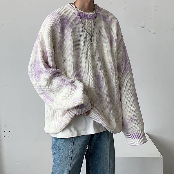 2021 new winter korean tie-dye sweater men's warm fashion retro casual knitted pullover men clothes loose couple knitting sweaters -5x, White;black
2021 new winter korean tie-dye sweater men's warm fashion retro casual knitted pullover men clothes loose couple knitting sweaters -5x, White;black