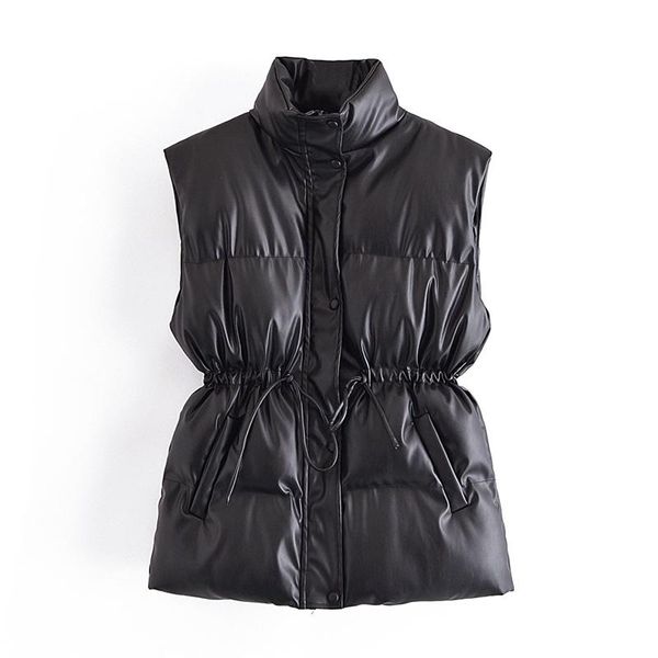 women's vests ailegogo autumn winter women warm faux leather vest fashion female zipper black pu sleeveless coat ladies waistcoat, Black;white
women's vests ailegogo autumn winter women warm faux leather vest fashion female zipper black pu sleeveless coat ladies waistcoat, Black;white
