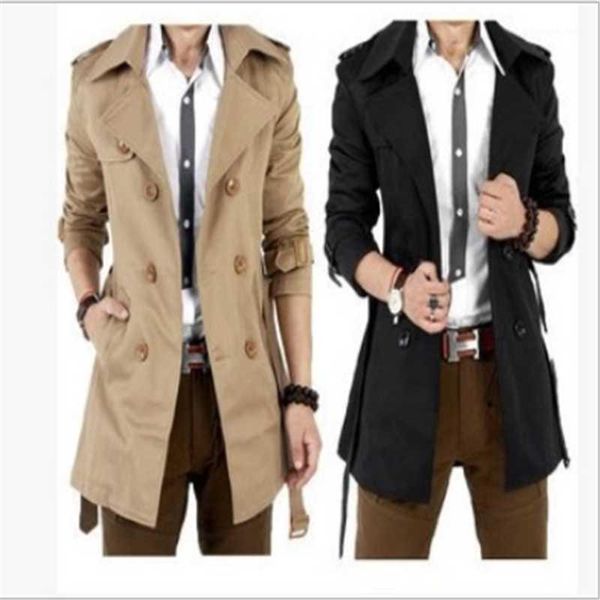 men's jackets spring autumn mens lapel windbreaker double-breasted mid-length fashion jacket overcoats coat outwear parka, Black;brown
men's jackets spring autumn mens lapel windbreaker double-breasted mid-length fashion jacket overcoats coat outwear parka, Black;brown