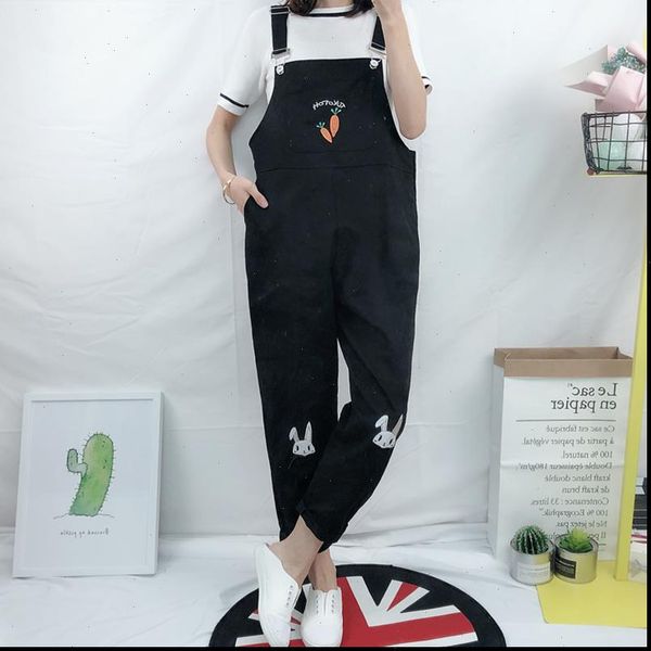 japanese vintage womens cute pink bunny jumpsuit rabbit embroidery rompers white overalls pants mori girls suspenders trousers, Black;white
japanese vintage womens cute pink bunny jumpsuit rabbit embroidery rompers white overalls pants mori girls suspenders trousers, Black;white