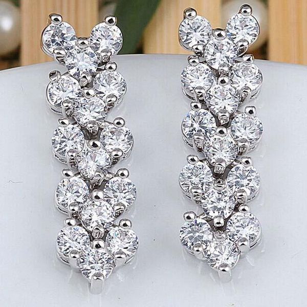 earrings & necklace grade zircon earring inlaid star with rome, Silver
earrings & necklace grade zircon earring inlaid star with rome, Silver