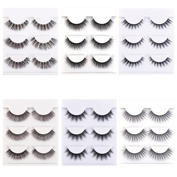 false eyelashes 3pairs natural thick makeup real 3d mink lashes soft eyelash extension fake eye long
false eyelashes 3pairs natural thick makeup real 3d mink lashes soft eyelash extension fake eye long