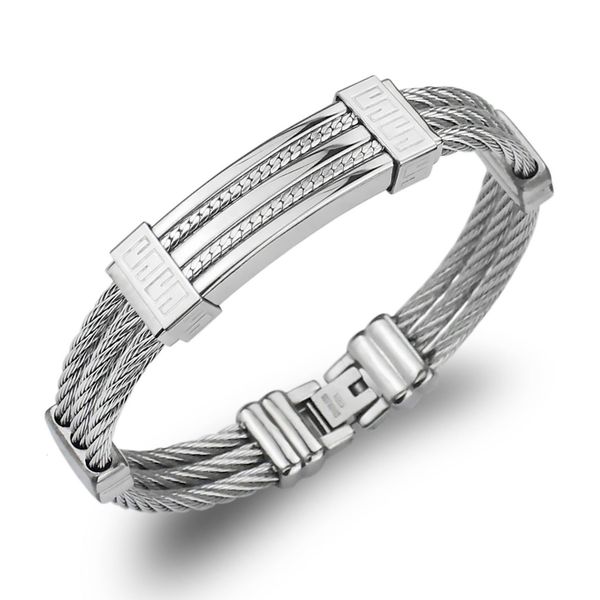 bangles bracelets jewelry fashion three circle steel wire bracelet color great wall pattern jcl3299, Black
bangles bracelets jewelry fashion three circle steel wire bracelet color great wall pattern jcl3299, Black