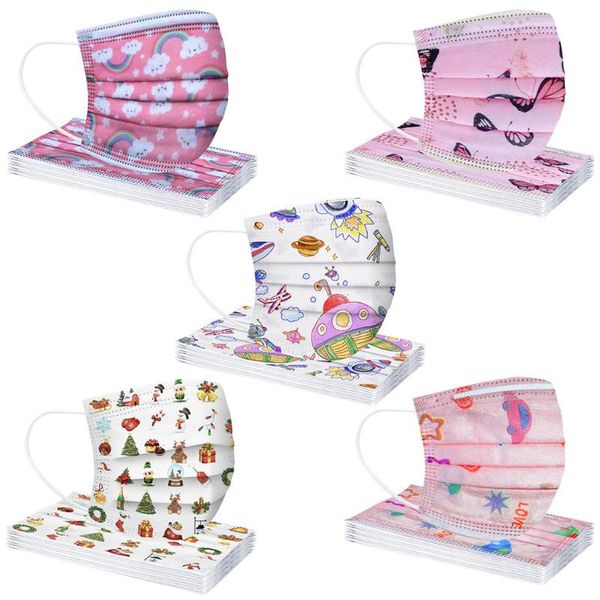 party hats 10-50pcs child kids disposable face masks 3 layer anti-dust pollution fabric meltblown dustproof cap cartoon planet mask
party hats 10-50pcs child kids disposable face masks 3 layer anti-dust pollution fabric meltblown dustproof cap cartoon planet mask
