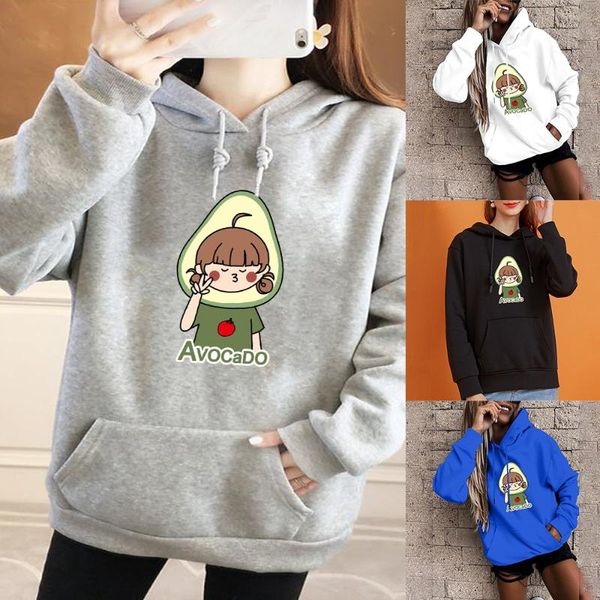 women's hoodies & sweatshirts hoodie cute avocado printed harajuku long sleeve base girl fashion sports pullover ladies casual, Black
women's hoodies & sweatshirts hoodie cute avocado printed harajuku long sleeve base girl fashion sports pullover ladies casual, Black