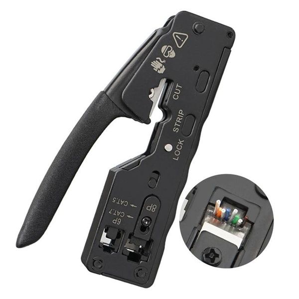computer cables & connectors network cable crimper rj45 crimp tool cutter stripper for cat7 cat6 cat5 rj11 rj12 connector pliers
computer cables & connectors network cable crimper rj45 crimp tool cutter stripper for cat7 cat6 cat5 rj11 rj12 connector pliers