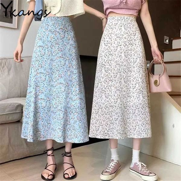 women mid-calf floral loose casual elegant stylish daily all-match summer korean style vintage a-line chiffon skirts 210619, Black
women mid-calf floral loose casual elegant stylish daily all-match summer korean style vintage a-line chiffon skirts 210619, Black
