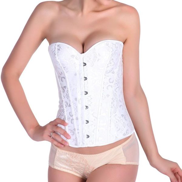 women's shapers corset overbust no-trim jacquard for bridal slimming underwear xs-xxl, Black;white
women's shapers corset overbust no-trim jacquard for bridal slimming underwear xs-xxl, Black;white