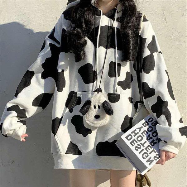 women's hoodies & sweatshirts oversized hoodie kawaii cartoon print loose pullovers women sweet fashion clothes long sleeve streetwear, Black
women's hoodies & sweatshirts oversized hoodie kawaii cartoon print loose pullovers women sweet fashion clothes long sleeve streetwear, Black