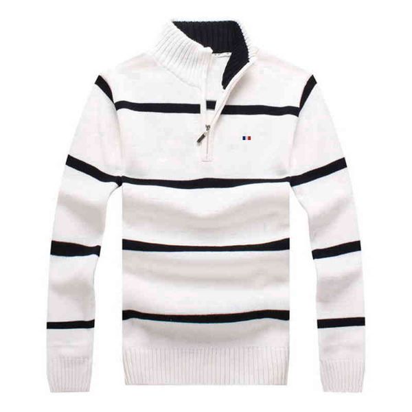 brand flag embroidery patch 100% cotton autumn winter striped men's sweaters pullovers male stand collar fit knitted, Black
brand flag embroidery patch 100% cotton autumn winter striped men's sweaters pullovers male stand collar fit knitted, Black