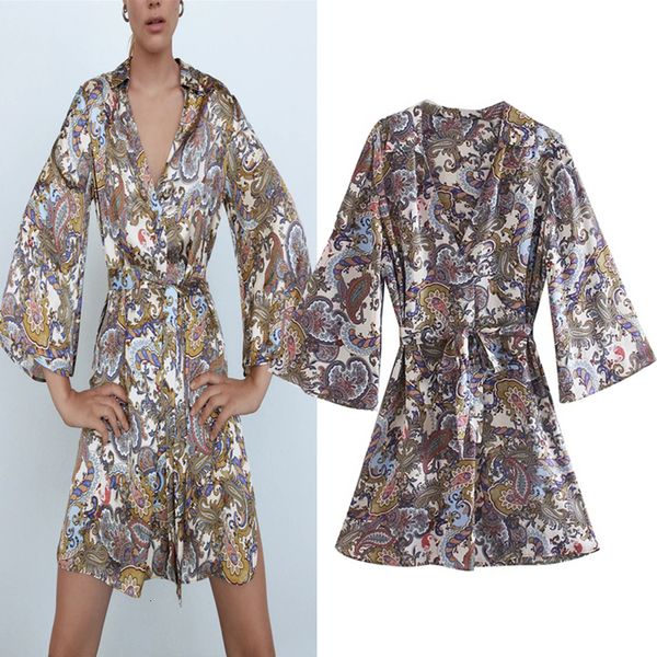 women 2021 new printed mini dress woman fashion with belt v-neck long sleeve hem side vents vintage casual laddies dresses fgk8 szcr, Black;gray
women 2021 new printed mini dress woman fashion with belt v-neck long sleeve hem side vents vintage casual laddies dresses fgk8 szcr, Black;gray