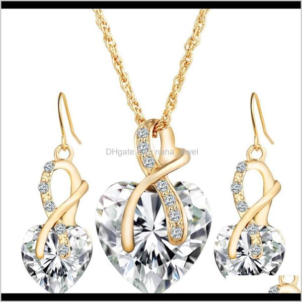 wedding dinner crystal earrings necklace heart-shaped austrian crystal zircon jewelry set simple temperament necklace party jewelry t8 g0zve, Silver
wedding dinner crystal earrings necklace heart-shaped austrian crystal zircon jewelry set simple temperament necklace party jewelry t8 g0zve, Silver