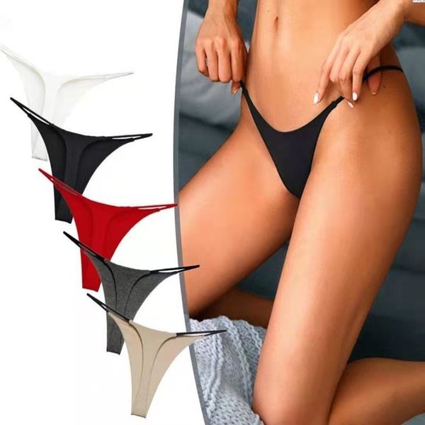 double-layer hollowed out thin belt thong low waist bikini fun underwear, Black;white
double-layer hollowed out thin belt thong low waist bikini fun underwear, Black;white