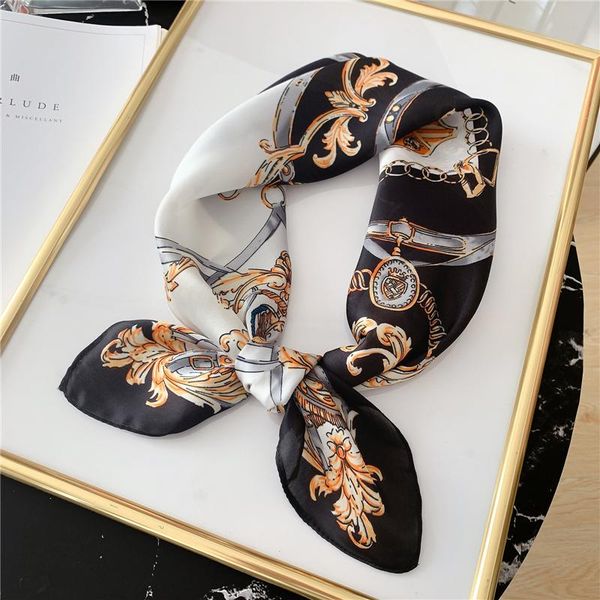 scarves 2021 silk feeling scarf women square design neck wraps chain print hairband female foulard soft neckerchief lady bandana, Blue;gray
scarves 2021 silk feeling scarf women square design neck wraps chain print hairband female foulard soft neckerchief lady bandana, Blue;gray