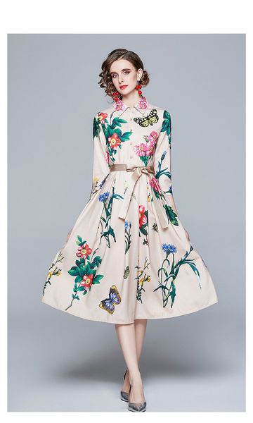 2021 spring/summer women's commuter lapel thin lapel dress printed dress butterfly, Black;pink
2021 spring/summer women's commuter lapel thin lapel dress printed dress butterfly, Black;pink