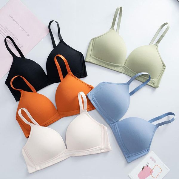 bras women bra soft wireless lingerie fashion adjusted push up seamless bralette female a b cup underwear, Red;black
bras women bra soft wireless lingerie fashion adjusted push up seamless bralette female a b cup underwear, Red;black