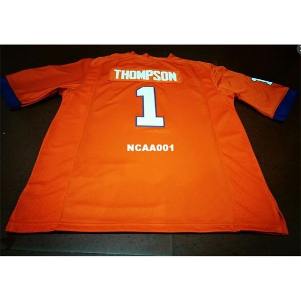 001 clemson tigers #1 trevion thompson orange white college jersey or custom any name or number jersey, Black
001 clemson tigers #1 trevion thompson orange white college jersey or custom any name or number jersey, Black