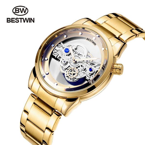 wristwatches win hollow watch quartz men's stainless steel luxury waterproof sports chronograph relogio masculino, Slivery;brown
wristwatches win hollow watch quartz men's stainless steel luxury waterproof sports chronograph relogio masculino, Slivery;brown