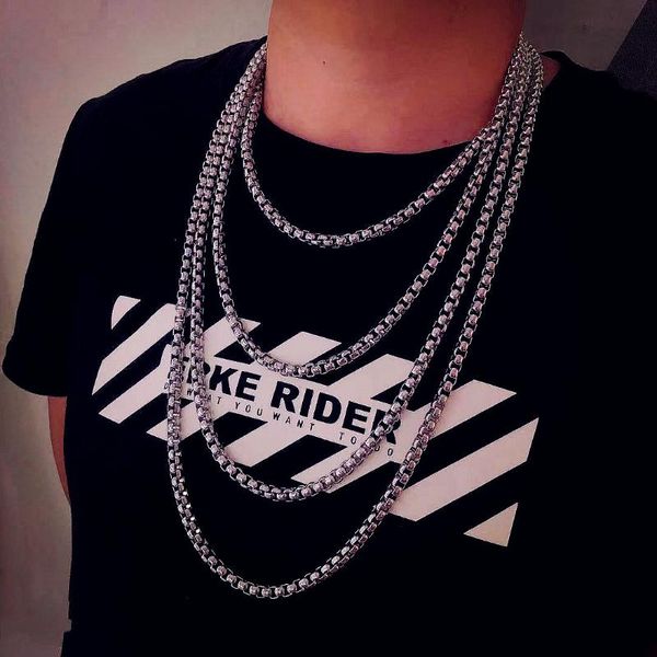 chains classic rope chain men necklace width 6 mm stainless steel figaro cuban for women jewelry, Silver
chains classic rope chain men necklace width 6 mm stainless steel figaro cuban for women jewelry, Silver