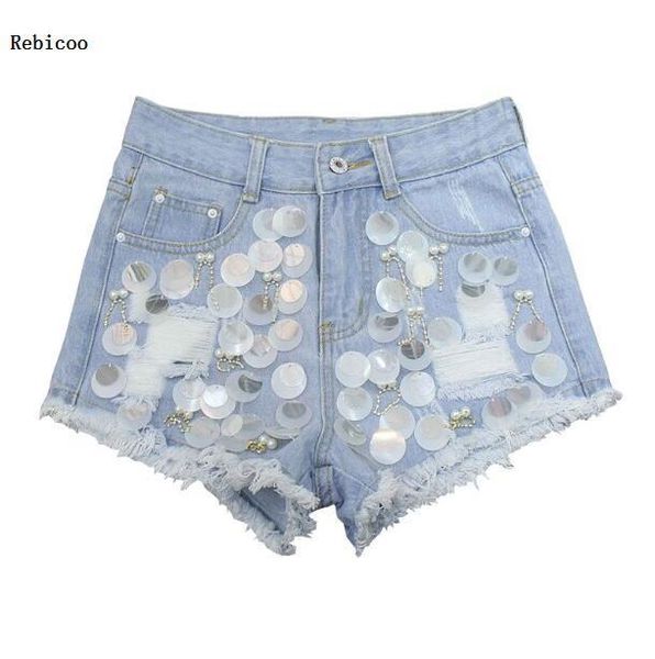 women's jeans light blue denim pants ladies clothes cool handmade sequin slim shorts summer sequins
women's jeans light blue denim pants ladies clothes cool handmade sequin slim shorts summer sequins