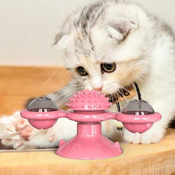 cat toys pet for cats interactive puzzle training turntable windmill ball whirling kitten play game supplies 2021
cat toys pet for cats interactive puzzle training turntable windmill ball whirling kitten play game supplies 2021