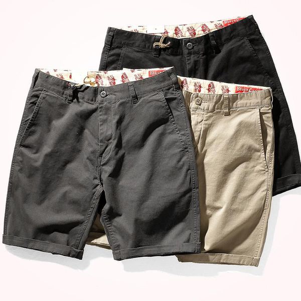 men's shorts 2021 summer casual fashion pure cotton washed old elastic twill fabric business knee length straight pants, White;black
men's shorts 2021 summer casual fashion pure cotton washed old elastic twill fabric business knee length straight pants, White;black