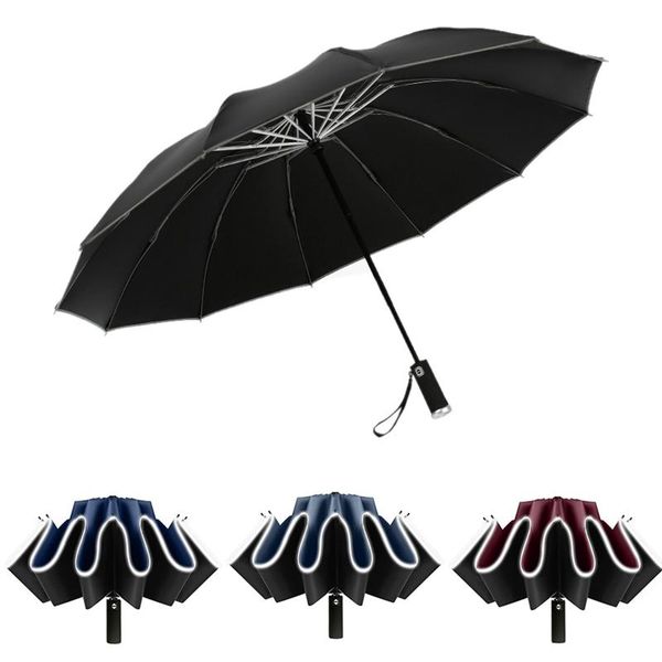umbrellas automatic umbrella with light led windproof folding 12k men women uv parasol
umbrellas automatic umbrella with light led windproof folding 12k men women uv parasol